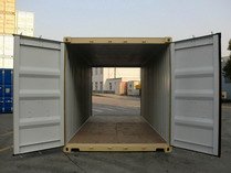 20' Double Door RAL 1001 shipping containers