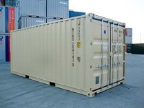 20' TAN  RAL 1001 shipping containers